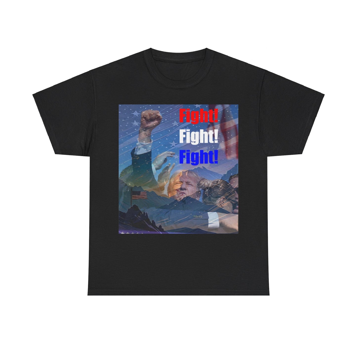 Fight!-Fight!-Fight! - Unisex Heavy Cotton Tee