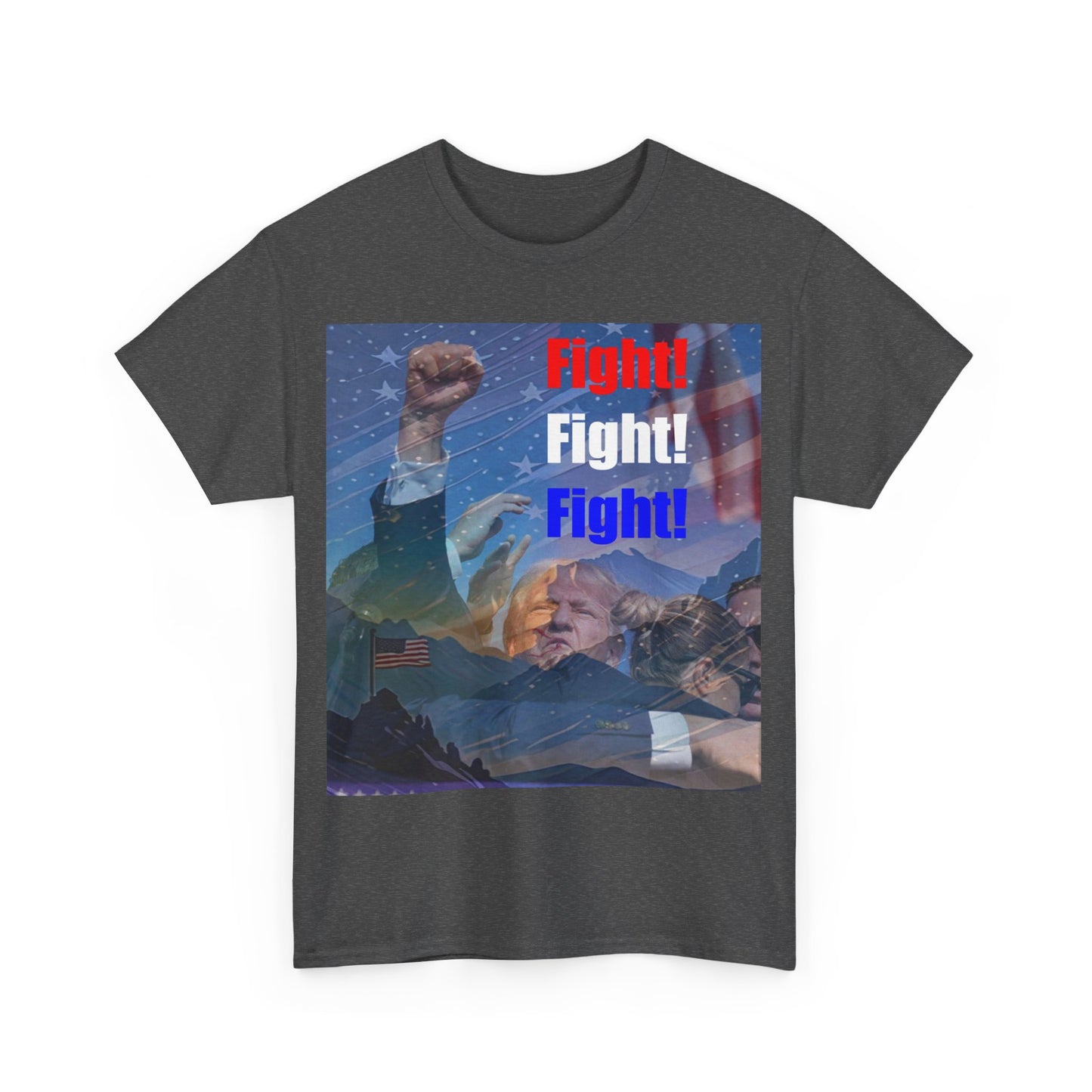 Fight!-Fight!-Fight! - Unisex Heavy Cotton Tee