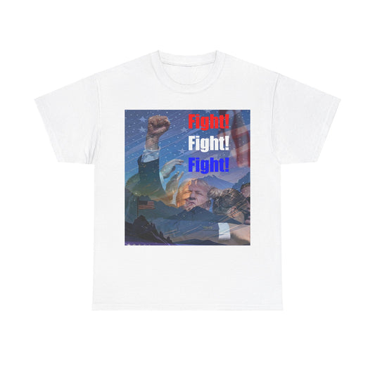 Fight!-Fight!-Fight! - Unisex Heavy Cotton Tee