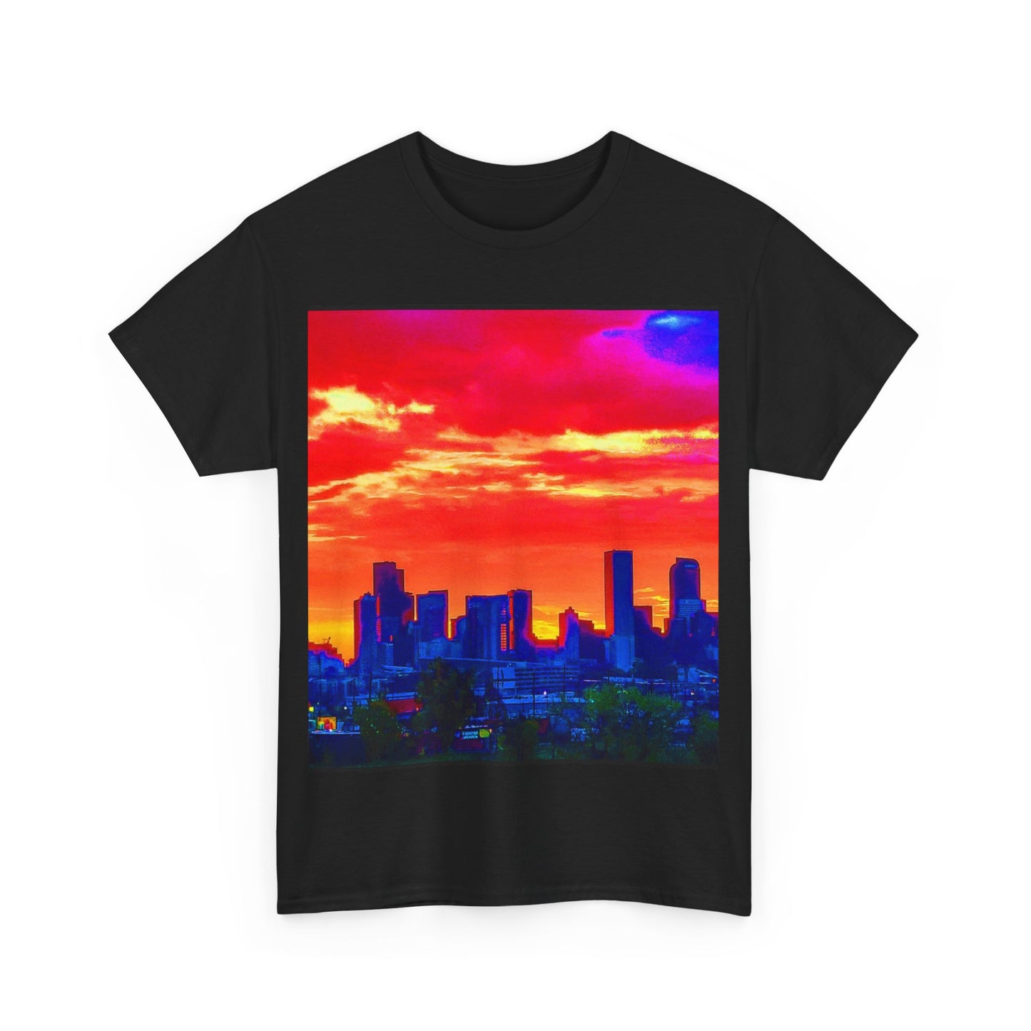 Denver PSkyline - Unisex Heavy Cotton Tee