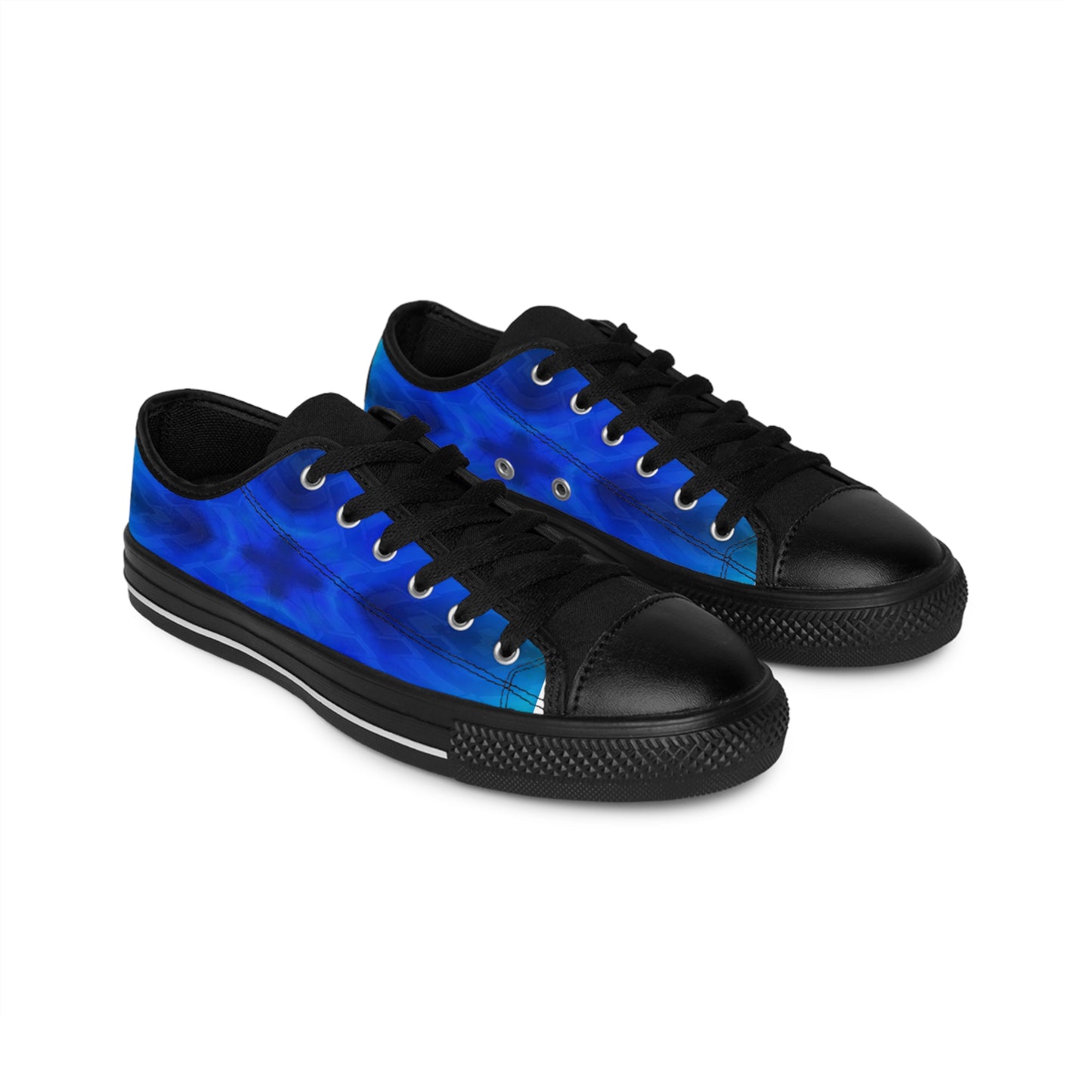 Blue Portal - Canvas Sneakers