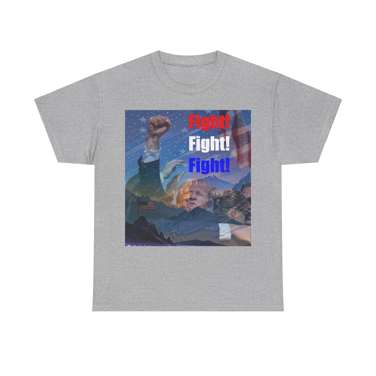 Fight!-Fight!-Fight! - Unisex Heavy Cotton Tee