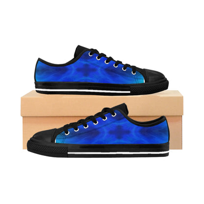 Blue Portal - Canvas Sneakers