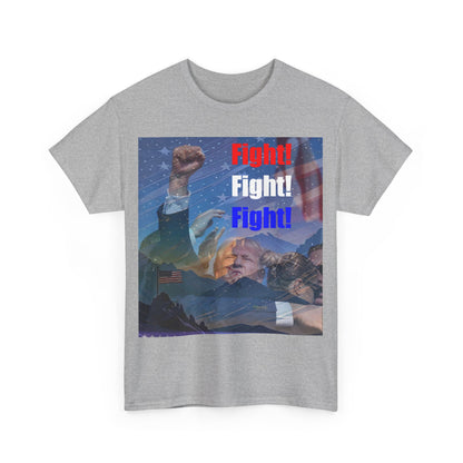 Fight!-Fight!-Fight! - Unisex Heavy Cotton Tee