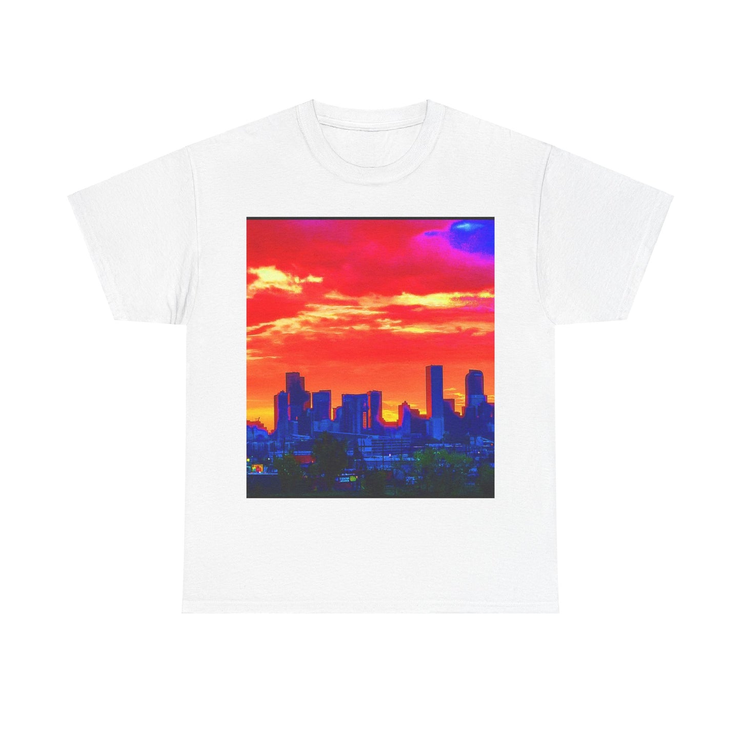 Denver PSkyline - Unisex Heavy Cotton Tee