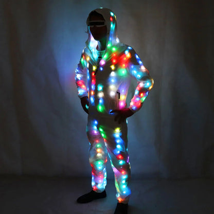 Creative Light Emitting Pants Waterproof Clothes Dancing Colorful Flash LED Lighs Pant Dance Party Clothes Luminous Costume