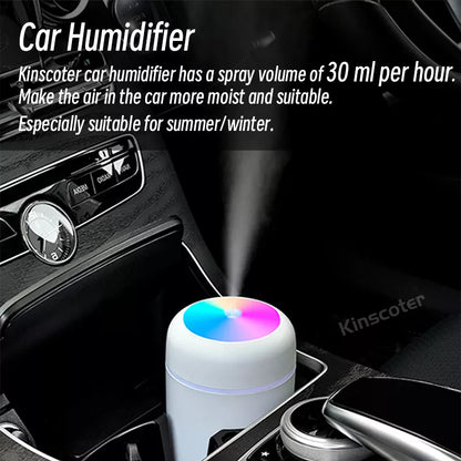 300ml H2O Air Humidifier Portable Mini USB Aroma Diffuser With Cool Mist For Bedroom Home Car Plants Air Purifier