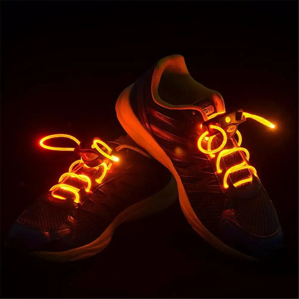 1Pair Neon LED Light Shoe Laces  Glow Stick Luminous Shoe Accessories Party and Rave Supplies Multi-Colors Available